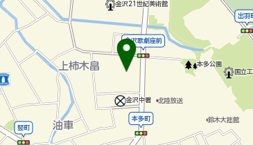 金沢歌劇座の地図画像