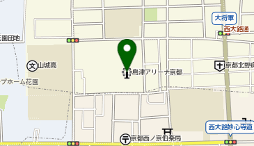 島津アリーナ京都(京都府立体育館)の地図画像