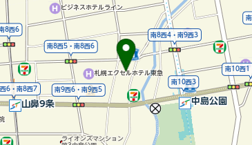 Zepp Sapporo(ゼップ札幌)の地図画像