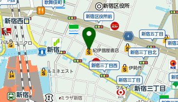 紀伊國屋ホールの地図画像
