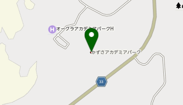 かずさアカデミアホールの地図画像