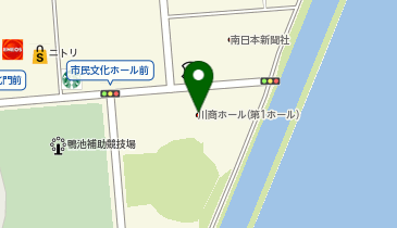 川商ホール(鹿児島市民文化ホール)の地図画像