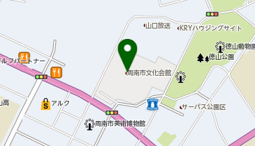 周南市文化会館の地図画像
