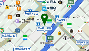 時事通信ホールの地図画像