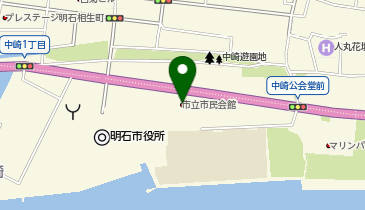 明石市民会館(アワーズホール)の地図画像