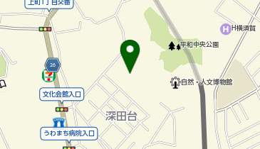 横須賀市文化会館の地図画像