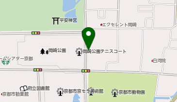 京うどん 生蕎麦 岡北の地図画像