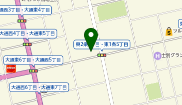 先斗町の地図画像