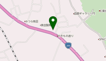 笠間焼窯元共販センター」(笠間市-その他店舗-〒309-1626)の地図