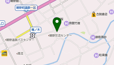 シーボルトのあし湯の地図画像