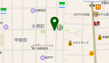 嵩山堂はし本 京都本店の地図画像