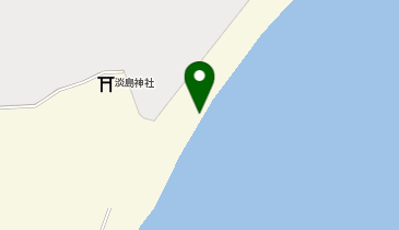 淡島海水浴場の地図画像