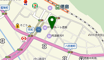小男鹿本舗冨士屋 徳島駅前店の地図画像