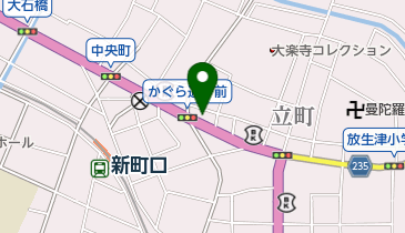 新湊懐石 しずはなの地図画像