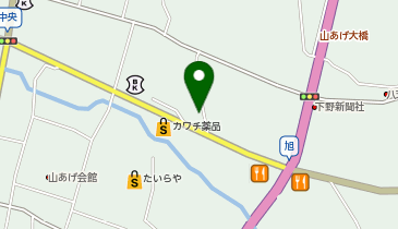 烏山和紙会館の地図画像