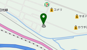 日光市温泉保養センター日光温泉の地図画像