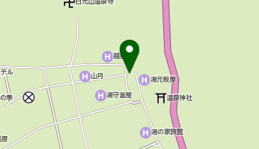 ゆ処山月五識の湯の地図画像