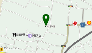 大門の湯の地図画像