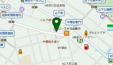 重慶飯店新館個室レストランの地図画像