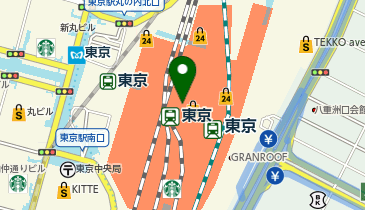 茅乃舎 東京駅店(グランスタ丸の内)の地図画像