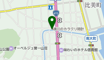 忍者ハットリくんカラクリ時計の地図画像