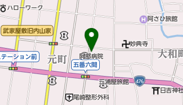 福そば本店の地図画像