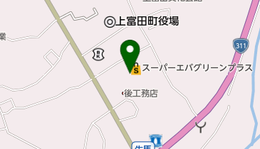 産直広場てんこもり 上富田店の地図画像