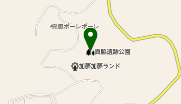 真脇遺跡公園の地図画像