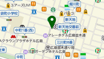 Reception(レセプション) 広島店の地図画像