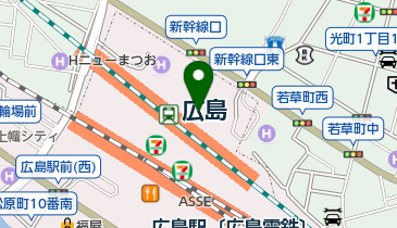 むさし 新幹線店の地図画像