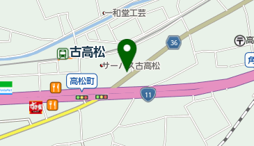 山の手通りの地図画像