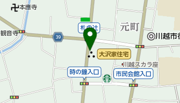 ミオ・カザロ 川越 蔵のまち店の地図画像