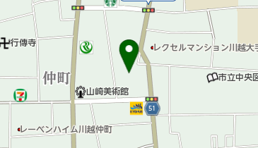 旧山崎家別邸の地図画像