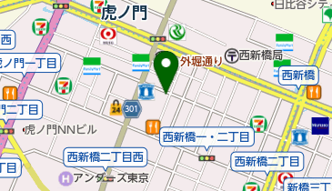 クラフトビアマーケット 虎ノ門店の地図画像