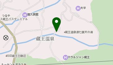 田中こけし屋の地図画像