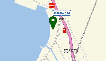 鼠ヶ関キャンプ場の地図画像