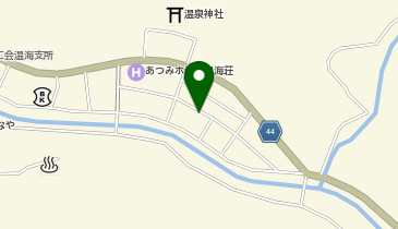 正面湯の地図画像