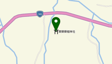 樂樂福神社の地図画像