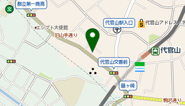 聖林公司　地図 HOLLYWOOD RANCH MARKET(ハリウッド ランチ マーケット)」(渋谷区