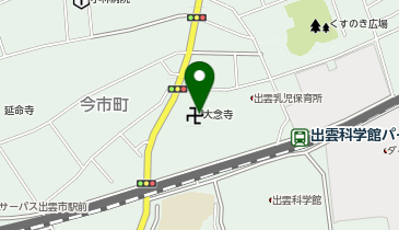 今市大念寺古墳の地図画像