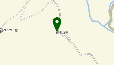 笹畝坑道の地図画像