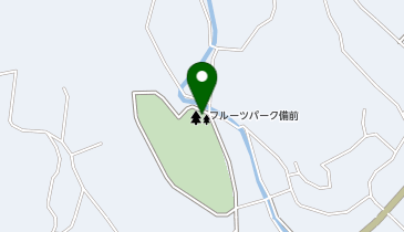 フルーツパークびぜんの地図画像
