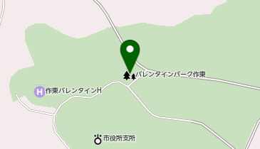 バレンタインパーク作東の地図画像