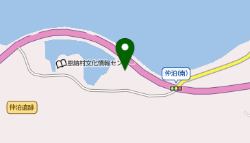 恩納村水産物直売店 浜の家の地図画像