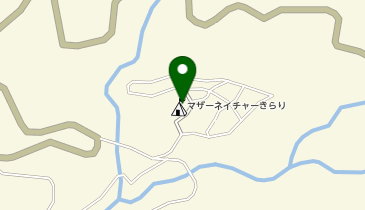 奥矢谷渓谷マザーネイチャーきらりの地図画像