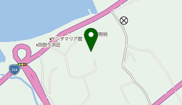 有明温泉 さざ波の湯の地図画像