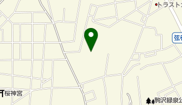 駒沢給水塔の地図画像