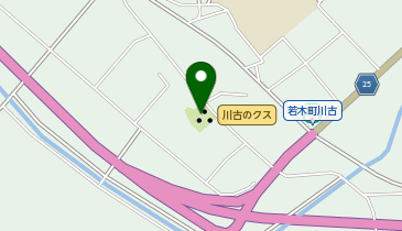 川古の大楠の地図画像