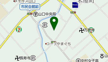 桑原大内塗漆器大内人形製作所」(山口市-お土産-〒753-0047)の地図