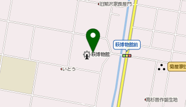 萩博物館ミュージアムショップの地図画像